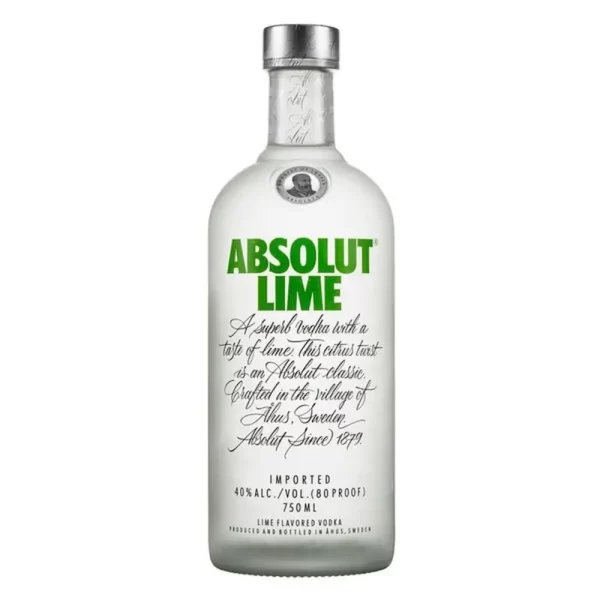 Absolut Lime Vodka 750ML