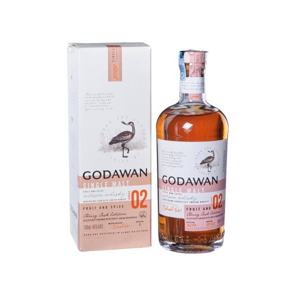 Godawan Single Malt Rich & Rounded Whisky 700ML